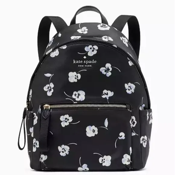 Kate Spade Chelsea Pansy Toss Backpack NWT Kate Spade Chelsea Rose Toss Printed | Mercari main image 2